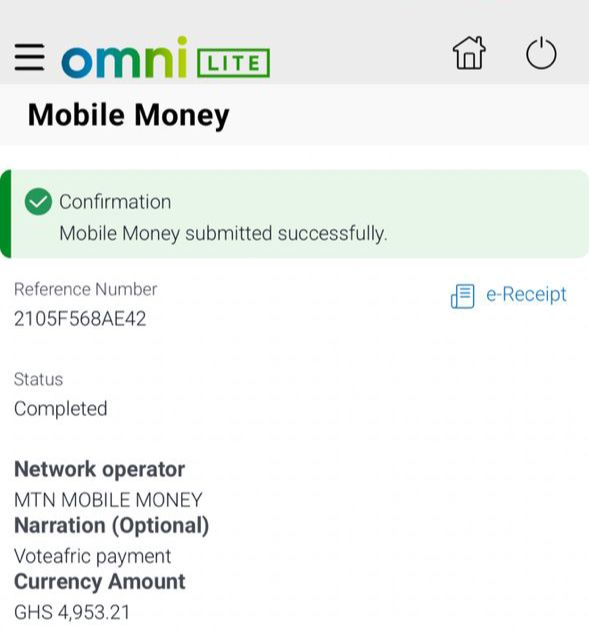 Our transaction proof